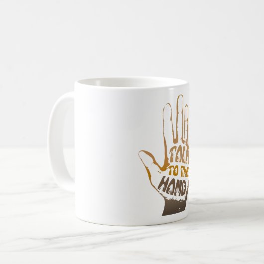 Mug Parler À La Main (Devant gauche)