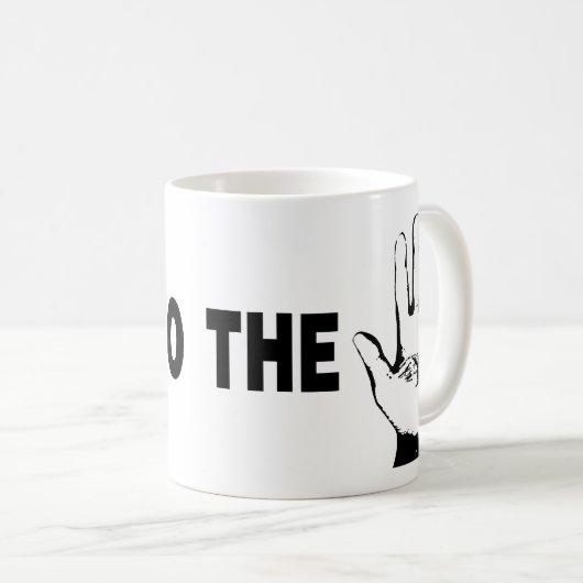 Mug Parler À La Main (Devant droit)