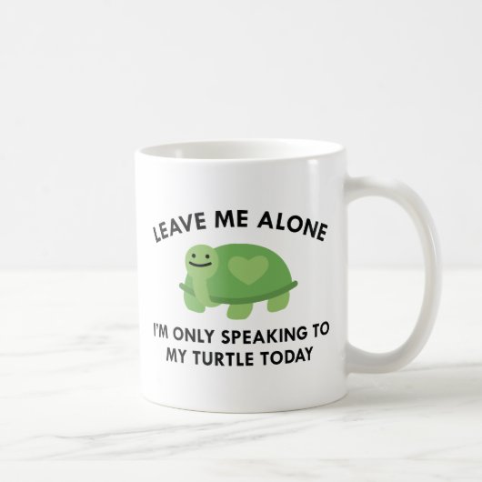 Mug Parler À Ma Tortue (Droite)