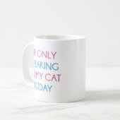 Mug Parler À Mon Chat (Devant gauche)