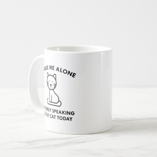 Mug Parler À Mon Chat (Devant gauche)