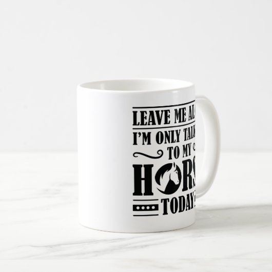 Mug Parler À Mon Cheval (Devant droit)