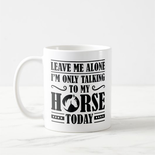 Mug Parler À Mon Cheval (Gauche)
