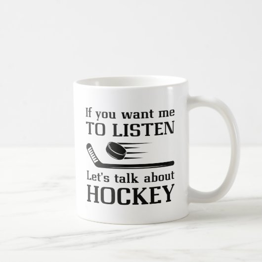 Mug Parler De Hockey (Droite)
