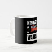 Mug Parler de la surveillance des montres (Devant gauche)