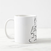 Mug Parler Des Mots Semblables Citer Méditation Pose M (Gauche)