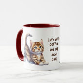 Mug Parler Drôle Des Chats (Devant gauche)