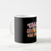 Mug Parler Halloween Effrayant Effrayant Pour Moi Desi (Devant gauche)