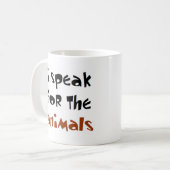 Mug parler pour les animaux (Devant gauche)