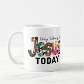 Mug Parler seulement à Jésus aujourd'hui (Gauche)