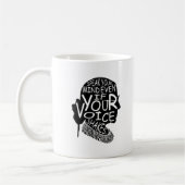Mug Parlez Dans Votre Esprit Même Si Votre Voix Tire D (Gauche)