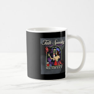 Mug Parlez Éffrayant pour moi Vintage Rétro Funny Hall