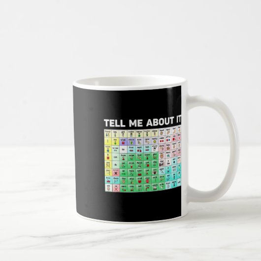 Mug Parlez-moi de ça Voix Langue Pathologie Aac Spe (Droite)