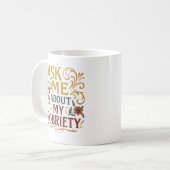 Mug Parlez-moi de ma sobriété -  (Devant gauche)