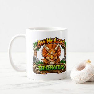Mug Parlez-moi du Triceratops Chocolat Chaud