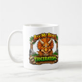 Mug Parlez-moi du Triceratops | Chocolat Chaud | (Gauche)