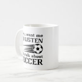 Mug Parlons de football (Devant gauche)