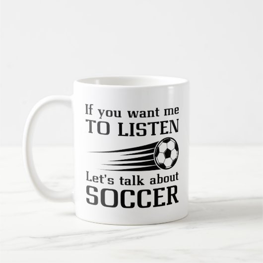 Mug Parlons de football (Gauche)