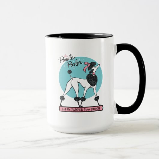 Mug Parlure de caniche (Droite)