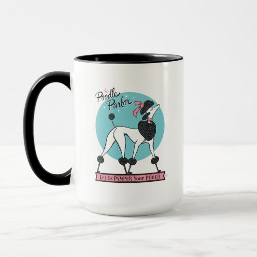 Mug Parlure de caniche (Gauche)