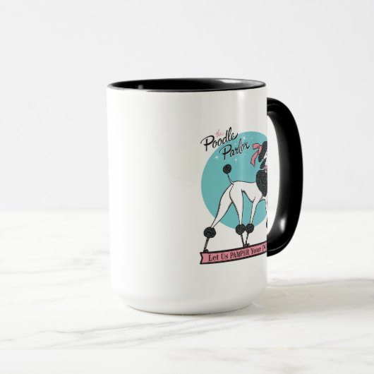 Mug Parlure de caniche (Devant droit)