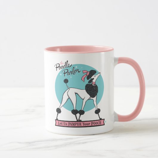 Mug Parlure de caniche (Droite)