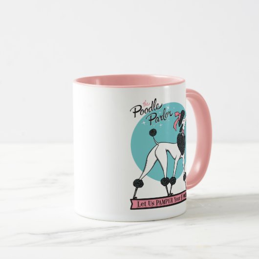 Mug Parlure de caniche (Devant droit)