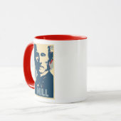 Mug Parodie politique d'affiche de John Stuart Mill (Devant gauche)