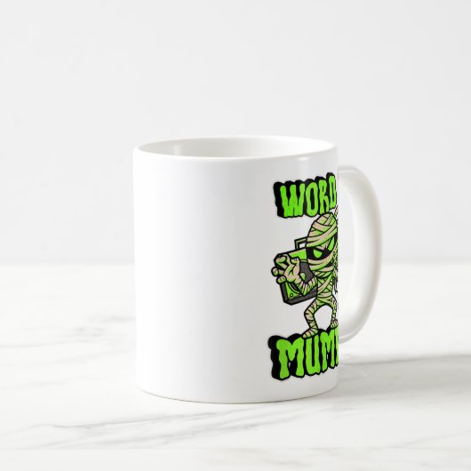 Mug Parole À Votre Mère Drôle Mignonne Costume Hallowe (Devant droit)