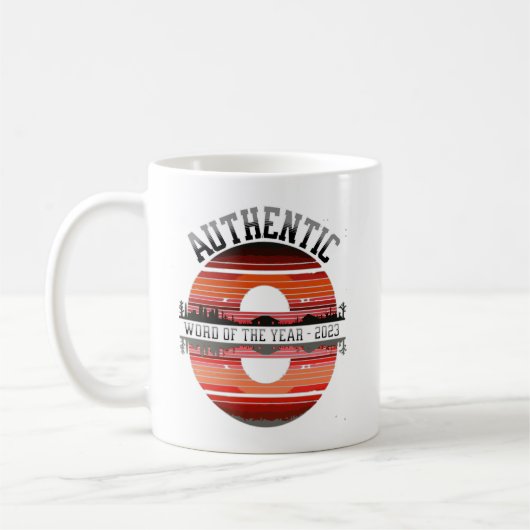 Mug Parole de l'année'—'Authentique (Gauche)
