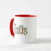 Mug Parole religieuse chrétienne de Jésus Foi Verset d (Devant gauche)