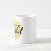Mug paroles d'affirmation d'amour personnel (Centre)