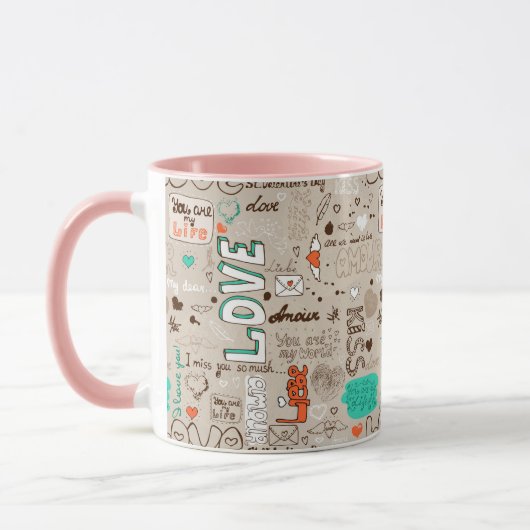 Mug Paroles d'amour (Gauche)