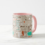 Mug Paroles d'amour (Devant droit)