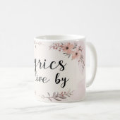 Mug Paroles De Live By (Devant droit)