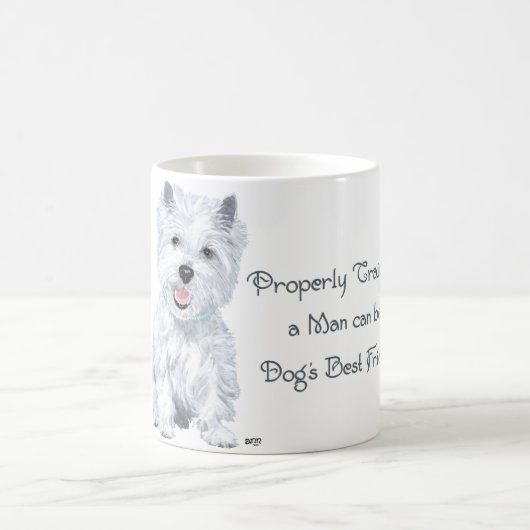 Mug Paroles de sagesse de Westie (Centre)