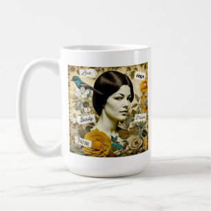 Mug Paroles d'inspiration personnalisées et femme Vint