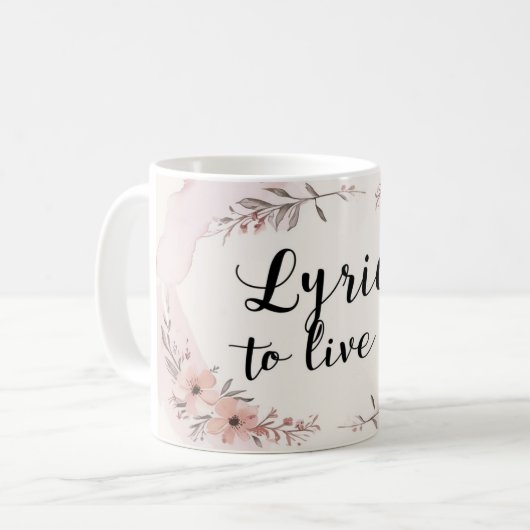 Mug Paroles pour vivre (Devant gauche)