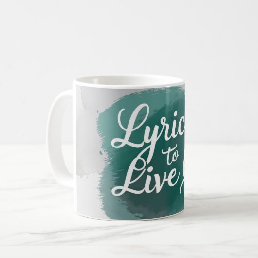 Mug Paroles pour vivre 2 (Devant gauche)