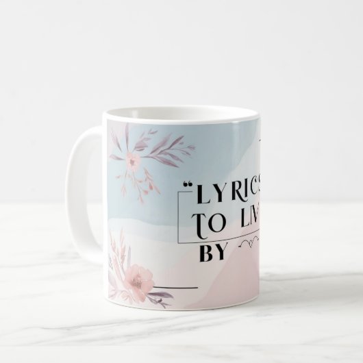 Mug Paroles pour vivre 4 (Devant gauche)