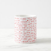 Mug Paroles romantiques de la Saint-Valentin  (Centre)