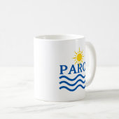Mug PAROS Grèce, Sun Waves (Devant droit)