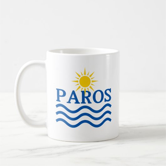 Mug PAROS Grèce, Sun Waves (Gauche)