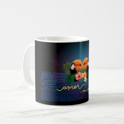 Mug - Parot Tropiques Valentine (Devant gauche)