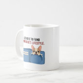 Mug Parrain de Frenchie à plein temps Drôle de chien f (Devant gauche)