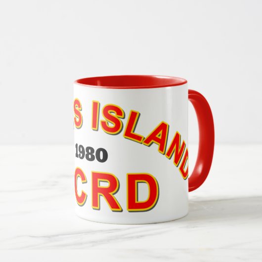 MUG PARRIS ISLAND MCRD 80 (Devant droit)