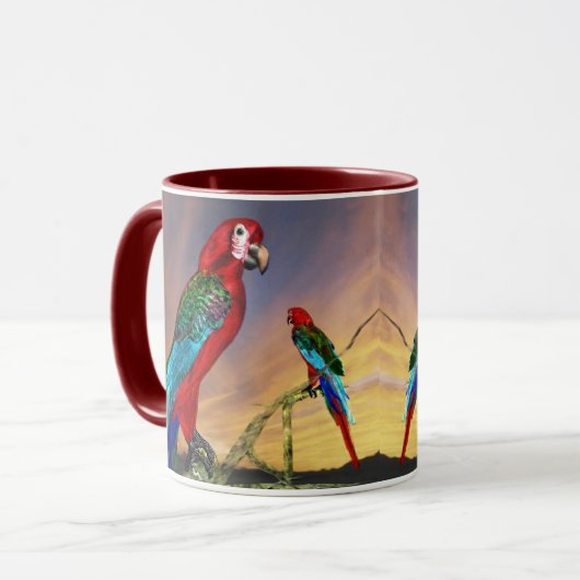 MUG PARROS HYPER / ARBE ROUGE (Devant gauche)