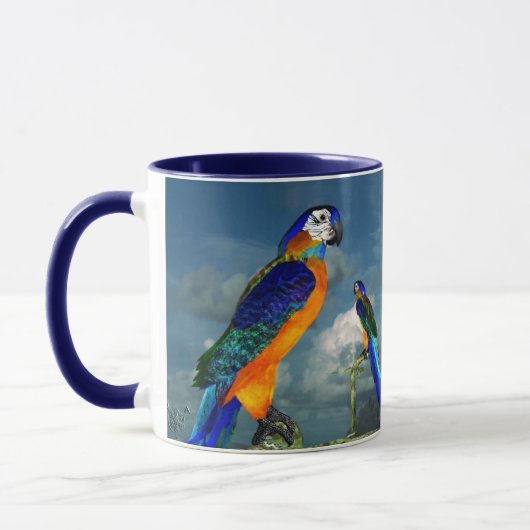 MUG PARROS HYPER / BLEUE ARA (Gauche)