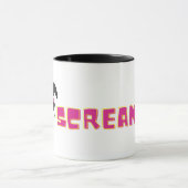 Mug Parrot À Crier Avec Texte Rose (Centre)