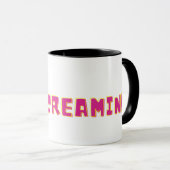 Mug Parrot À Crier Avec Texte Rose (Devant droit)